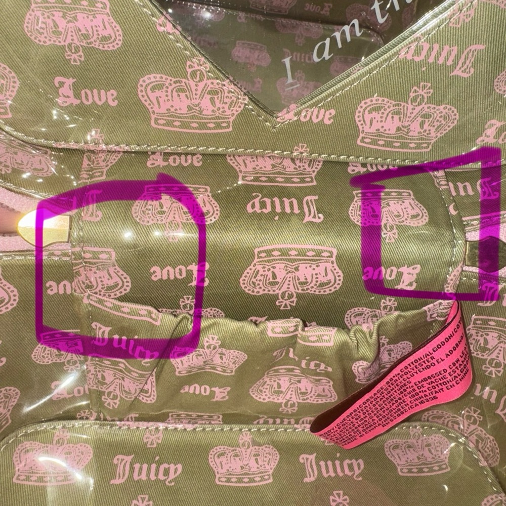 Rare Juicy Couture Velvet Cosmetic Case Y2K - Picture 8 of 10